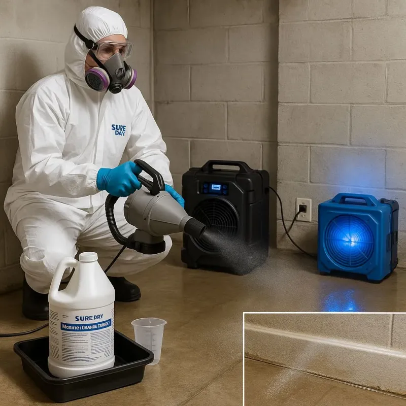 Sanitization and Odor Removal process in Gasport, NY